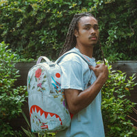 Mochila Sprayground IN THE GARDEN BACKPACK Blanco