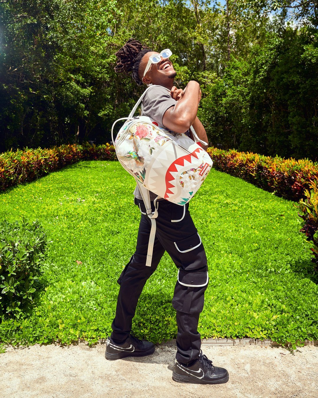 Sac à dos Sprayground IN THE GARDEN BACKPACK Blanc