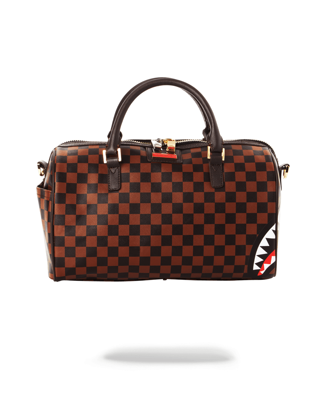 Bag Sprayground CHECK SPLIT MINI DUFFLE Brown