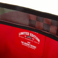 Petit sac Sprayground CHECK SPLIT MINI DUFFLE Marron