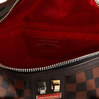 Petit sac Sprayground CHECK SPLIT MINI DUFFLE Marron