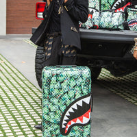 MAMA I MADE IT SHARKITECTURE HARDSHELL FULL-SIZE LUGGAGE