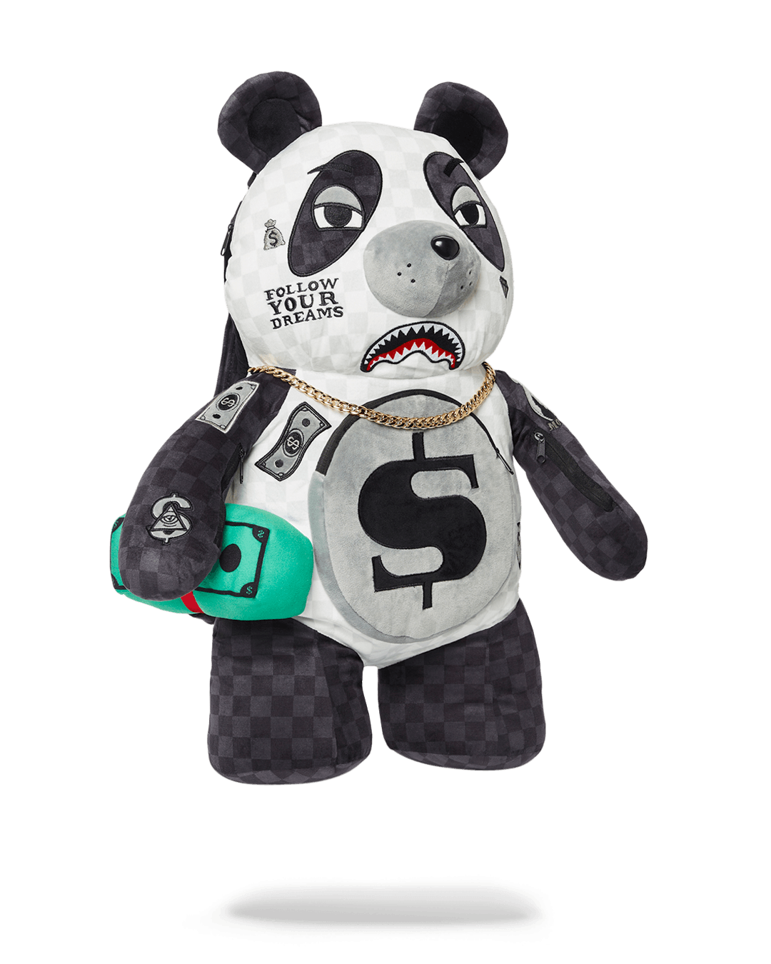 MONEY BEAR TEDDY BEAR BACKPACK PANDA PANDA PANDA
