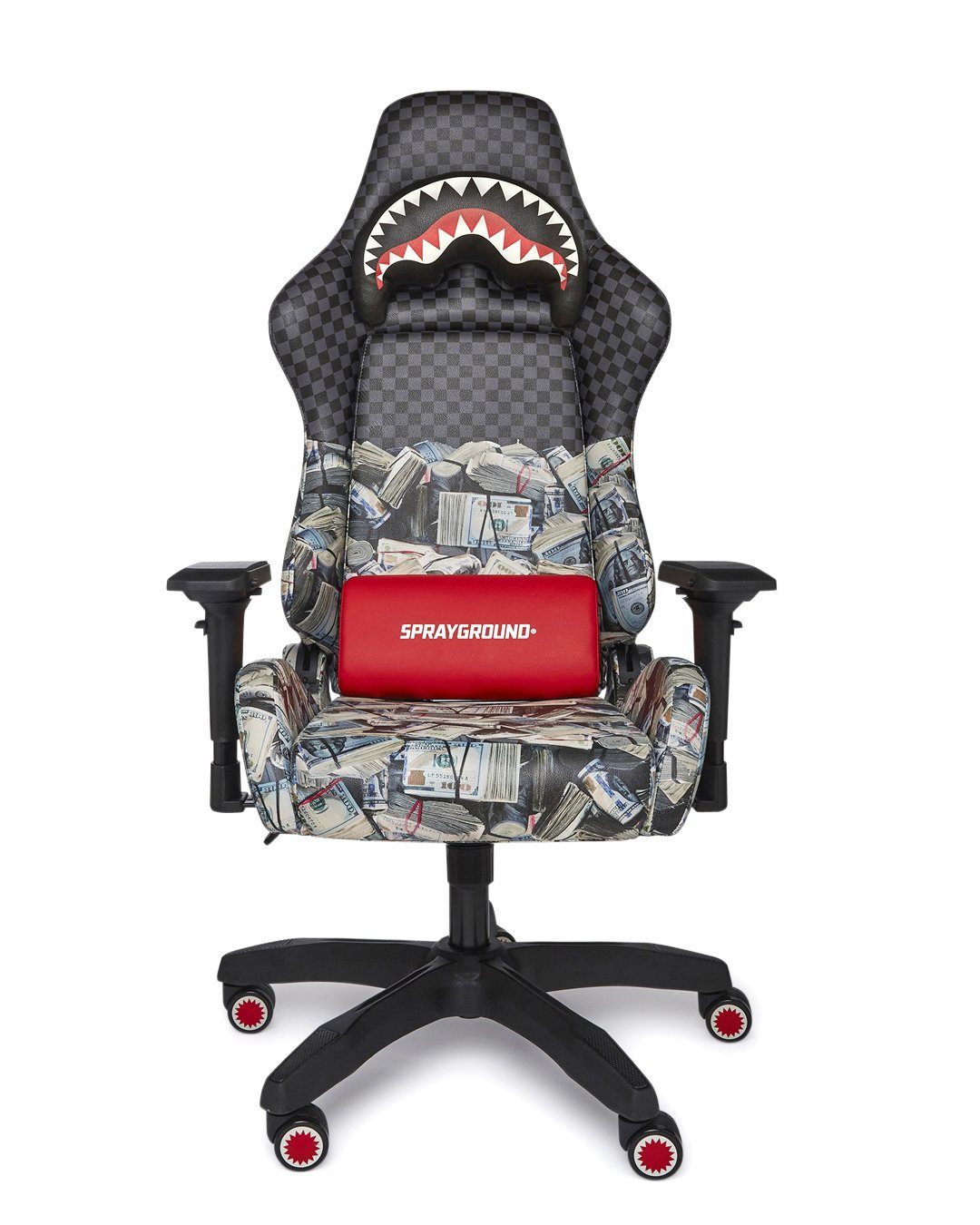 CHECKERED MONEY CHAIR