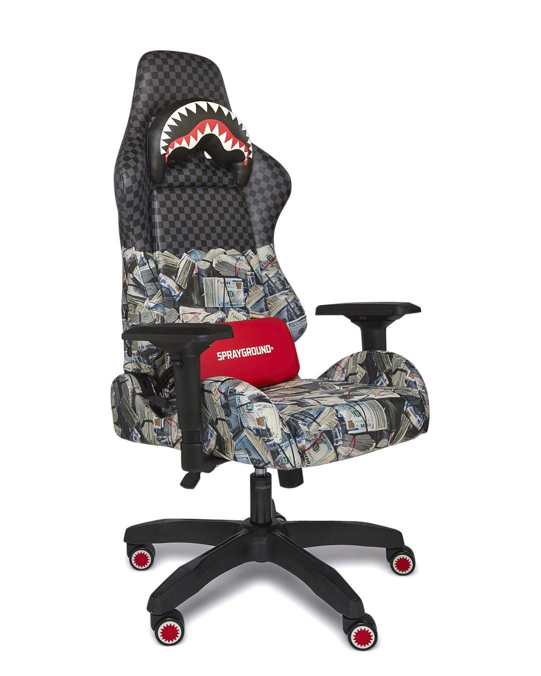 CHECKERED MONEY CHAIR