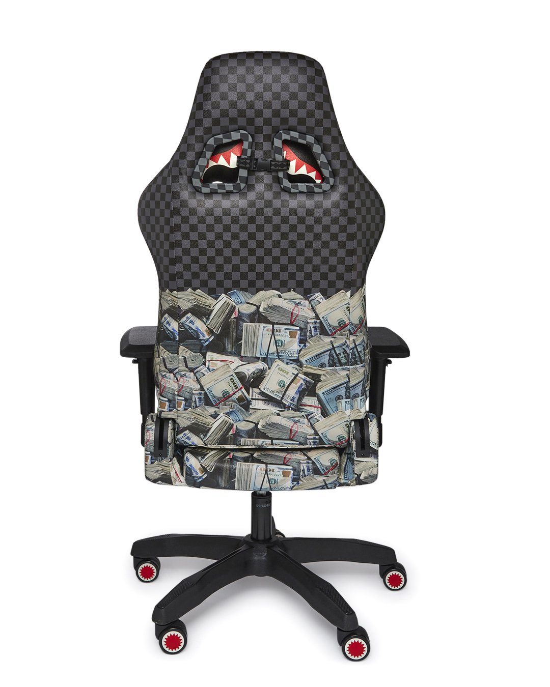 CHECKERED MONEY CHAIR