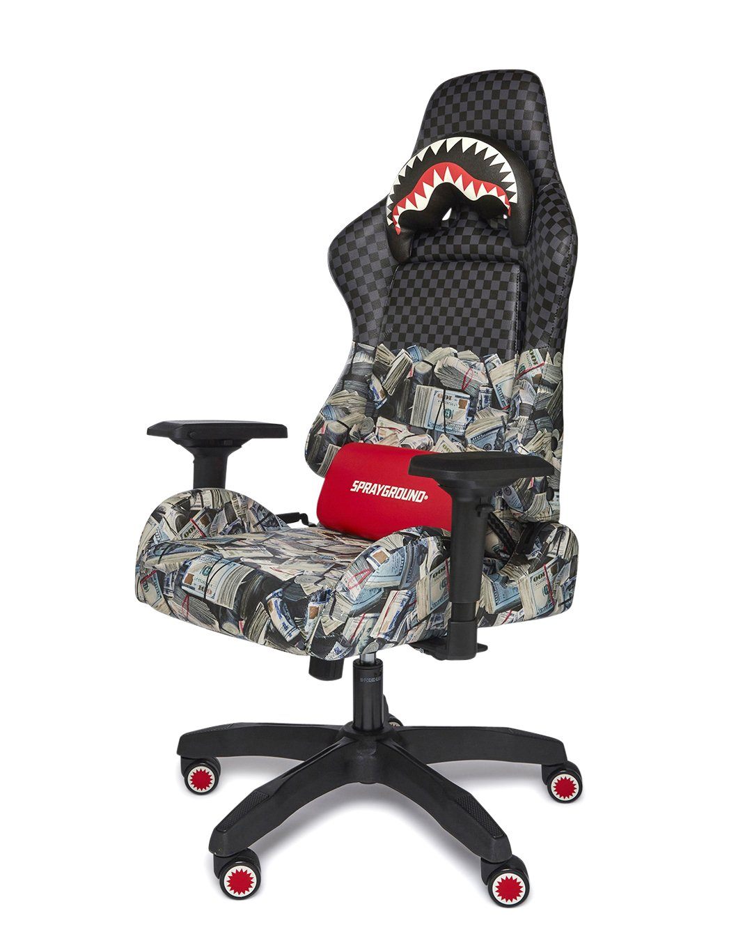 CHECKERED MONEY CHAIR
