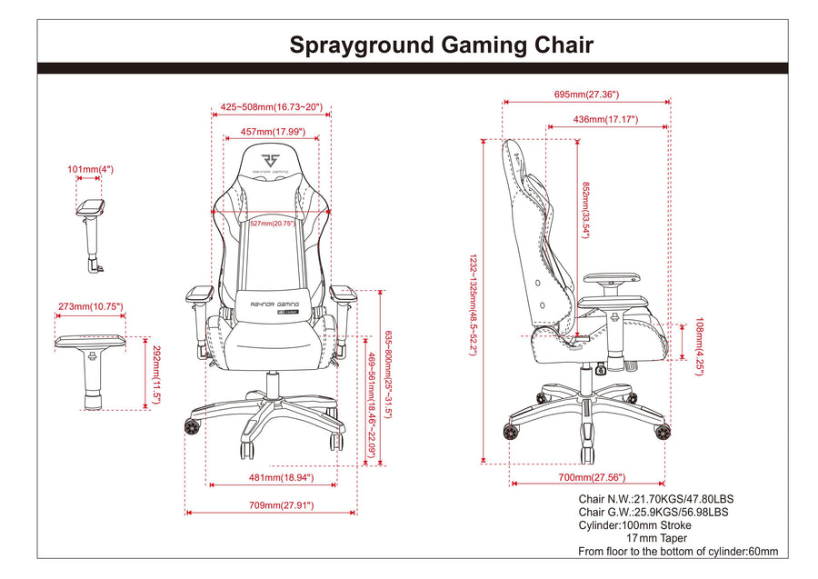 Sprayground Gaming chairs CHECKERED MONEY CHAIR Black