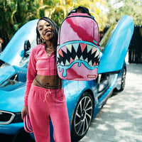 Mochila Sprayground PASTEL DELIGHT DLX BACKPACK SHARK Fucsia