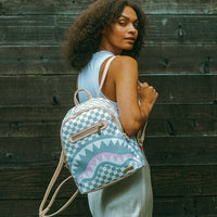 Mochila Sprayground ROSE ALL DAY LA PALAIS SAVAGE Blanco