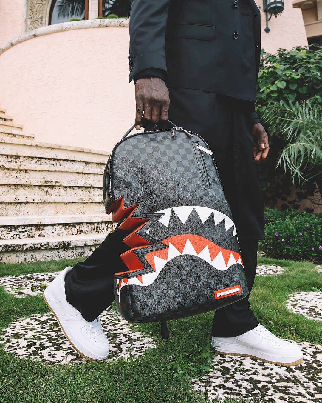 Sac à dos Sprayground SHARK BITE SHARKS IN PARIS GRAY BACKPACK (DLXV) Noir