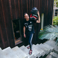Mochila Sprayground SHARK BITE SHARKS IN PARIS GRAY BACKPACK (DLXV) Negro