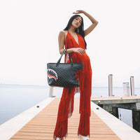 Bolsa Sprayground SHARK BITE SHARKS IN PARIS GRAY TOTE Multicolor