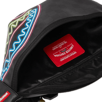 Sac banane Sprayground SHARKS IN PARIS GLOW SAVVY CROSSBODY Noir