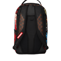 Mochila Sprayground SPACE JAM 2 CHECKERED Marrón