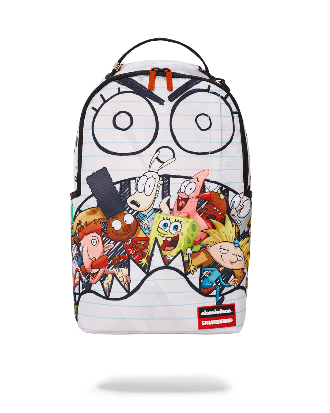 Mochila Sprayground SPONGEDOODLEBOB EATING Blanco