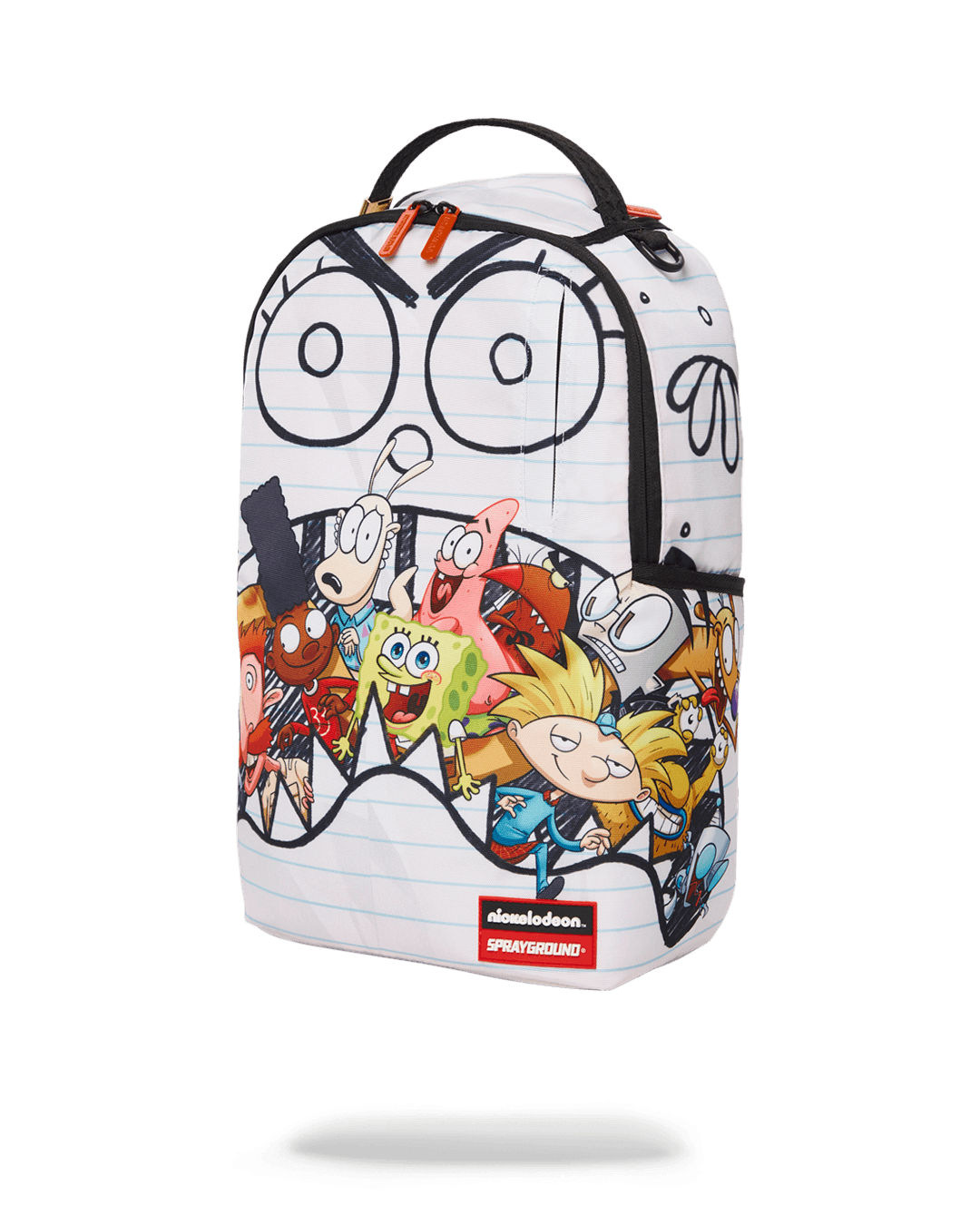 Mochila Sprayground SPONGEDOODLEBOB EATING Blanco