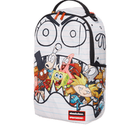 Sprayground Backpack SPONGEDOODLEBOB EATING White