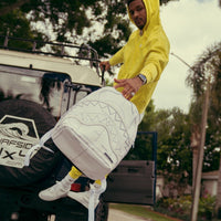 Mochila Sprayground TECHNICAL CUT SEW SHARK Blanco