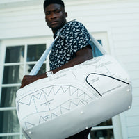 Bolsa Sprayground TECHNICAL CUT SEW DUFFLE Blanco