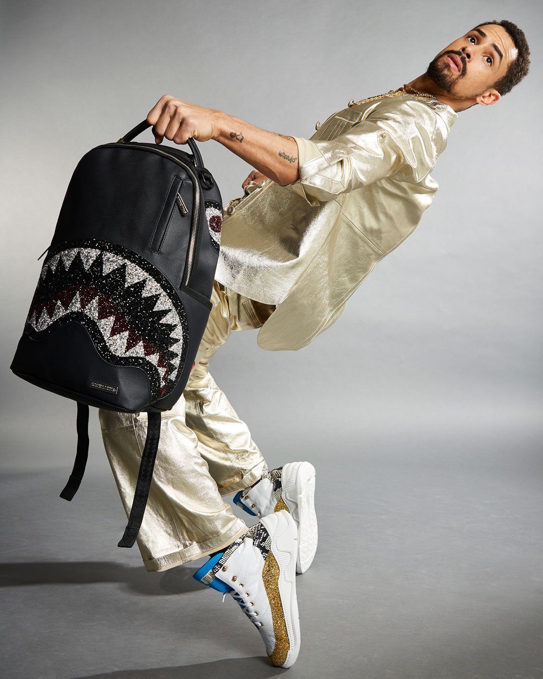 Sac à dos Sprayground TRINITY 2.0SHARK BLACK BACKPACK Noir