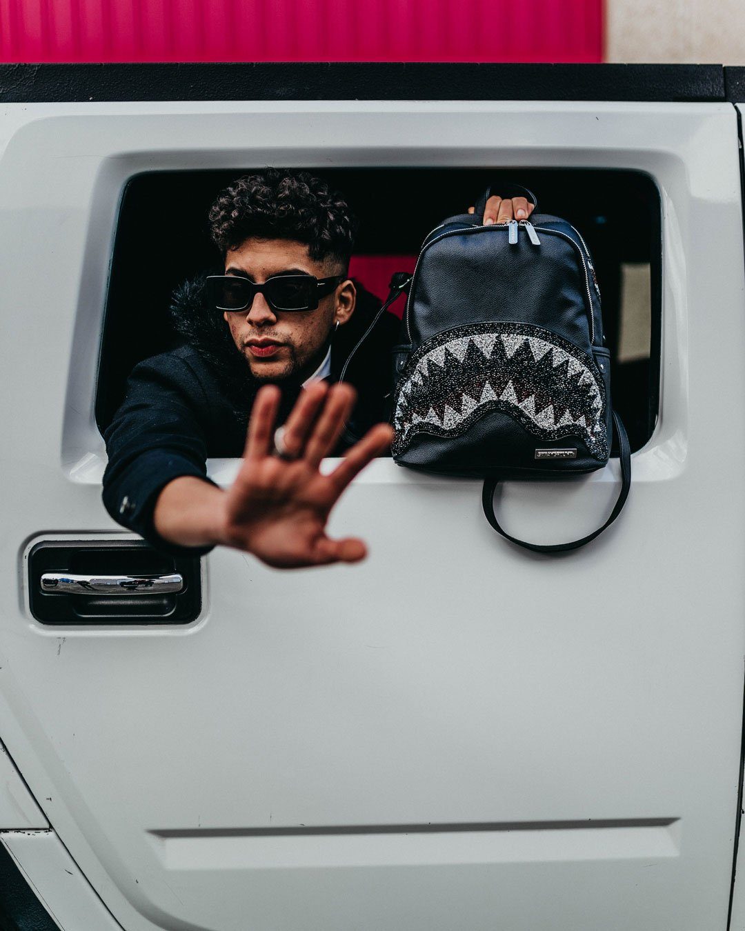 Sac à dos Sprayground TRYNITY 2.0 SHARK BLACK SAVAGE Noir