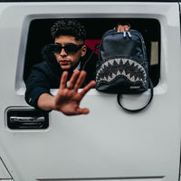 Mochila Sprayground TRYNITY 2.0 SHARK BLACK SAVAGE Negro