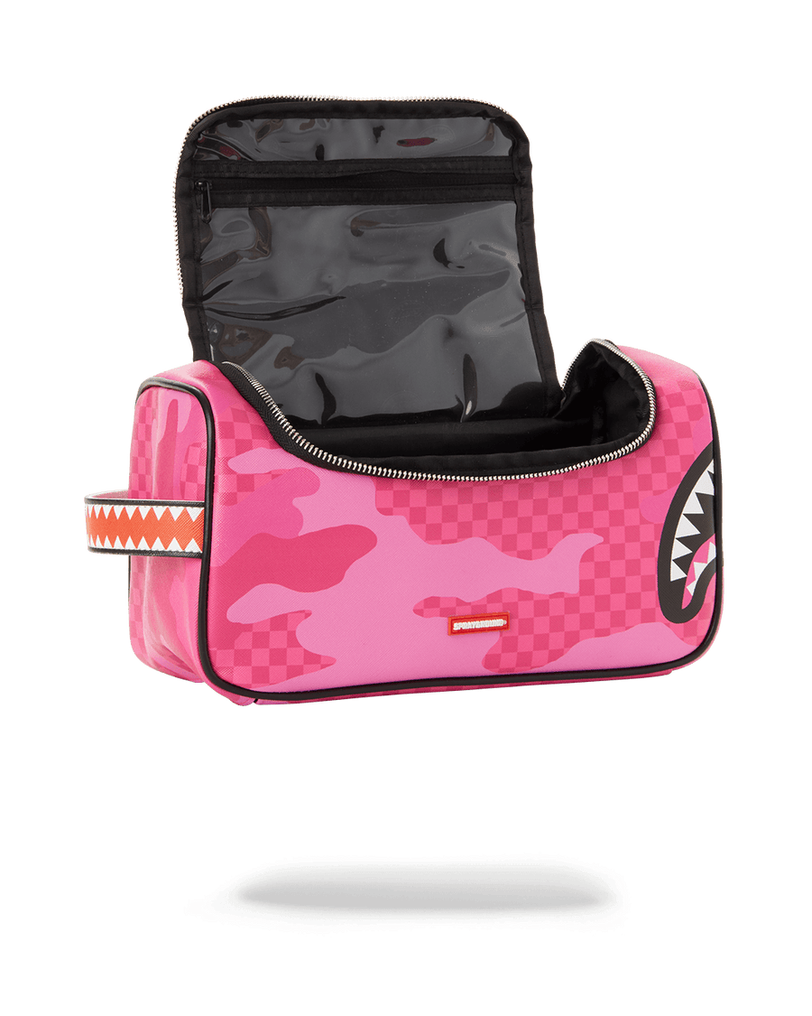 Pochette Sprayground ANIME CAMO TOILETRY BAG Rosado