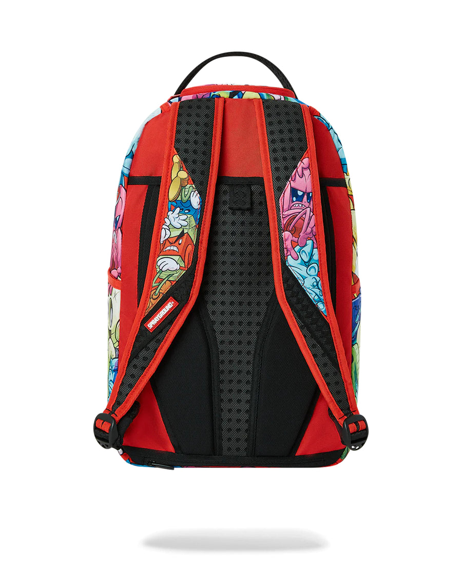 Sprayground Backpack SG CHARACTERS GOING HAM SMASHED  DLXSR BACKPACK Red