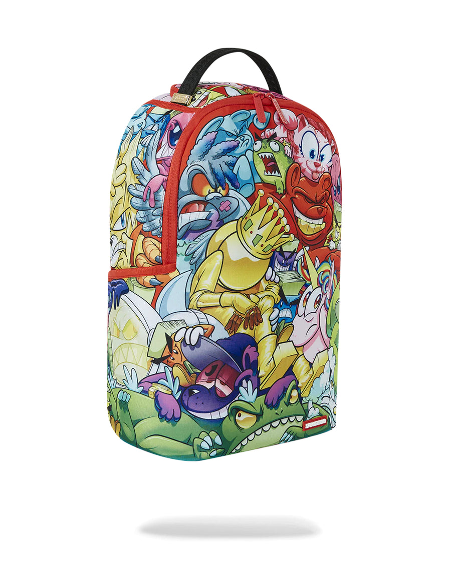 Sprayground Backpack SG CHARACTERS GOING HAM SMASHED  DLXSR BACKPACK Red