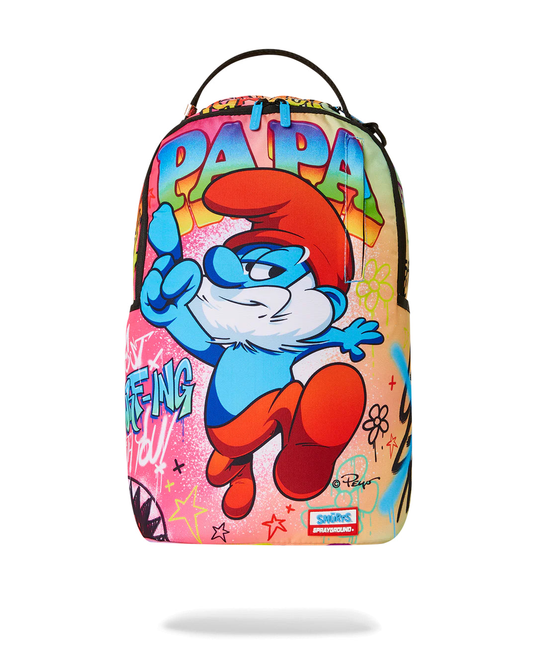 Papa Smurf On The Run Backpack