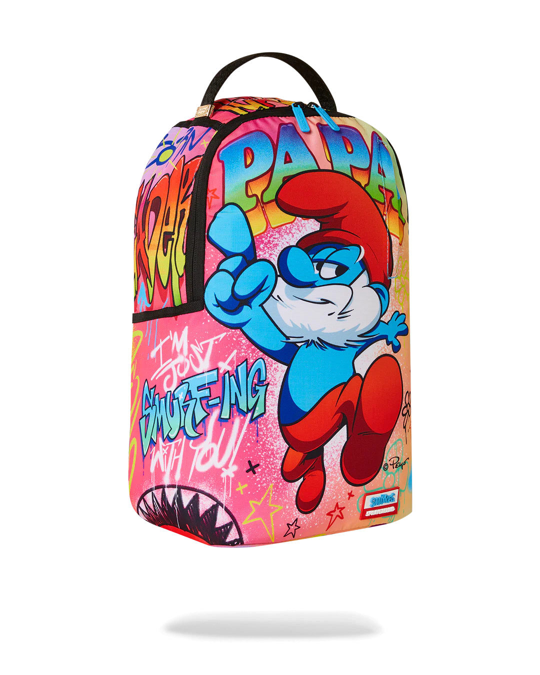 Papa Smurf On The Run Backpack