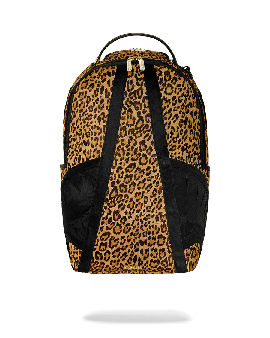 Leopard Fur Shark Backpack