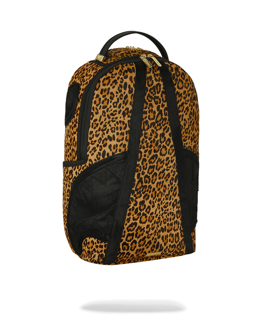 Leopard Fur Shark Backpack