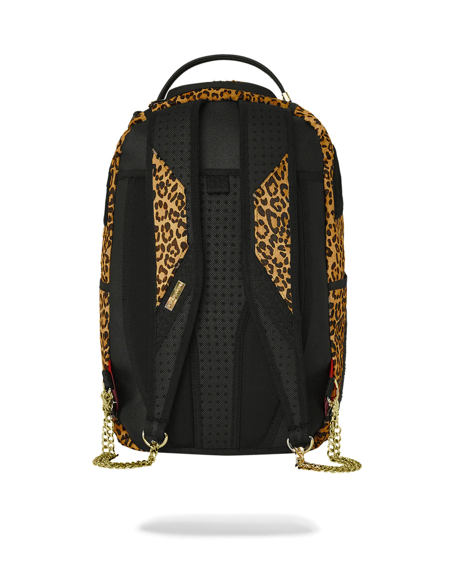 Leopard Fur Shark Backpack