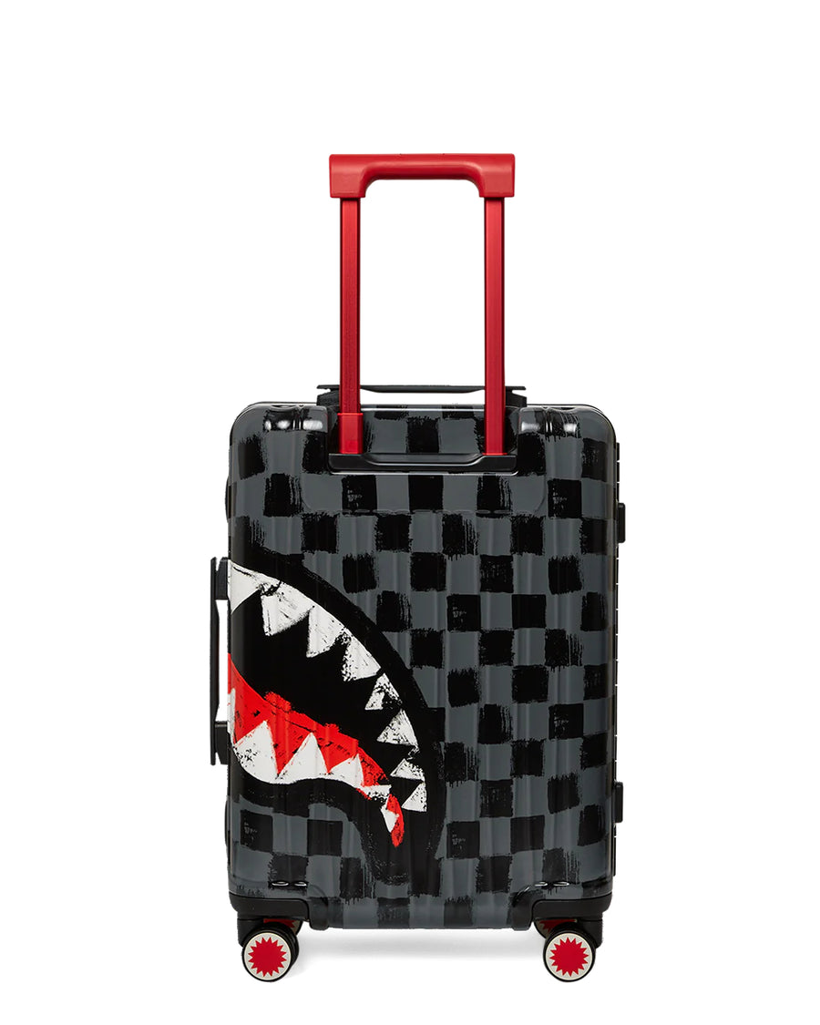 Bagage Sprayground SHARKS IN PARIS PAINT CARRY-ON LUGGAGE Gris