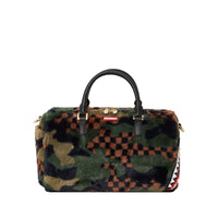 Green 3am Fur Mini Duffle