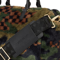 Green 3am Fur Mini Duffle