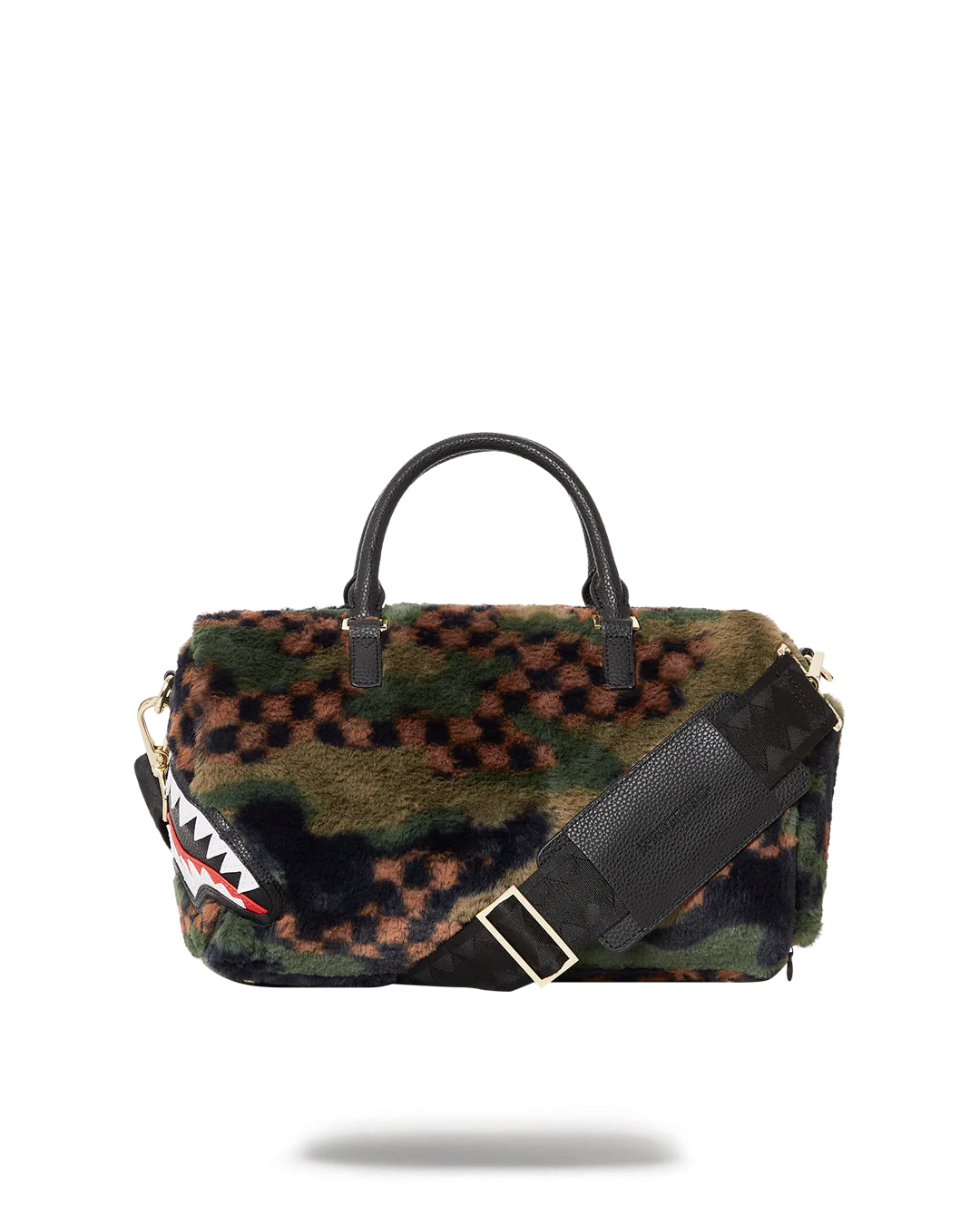 Green 3am Fur Mini Duffle