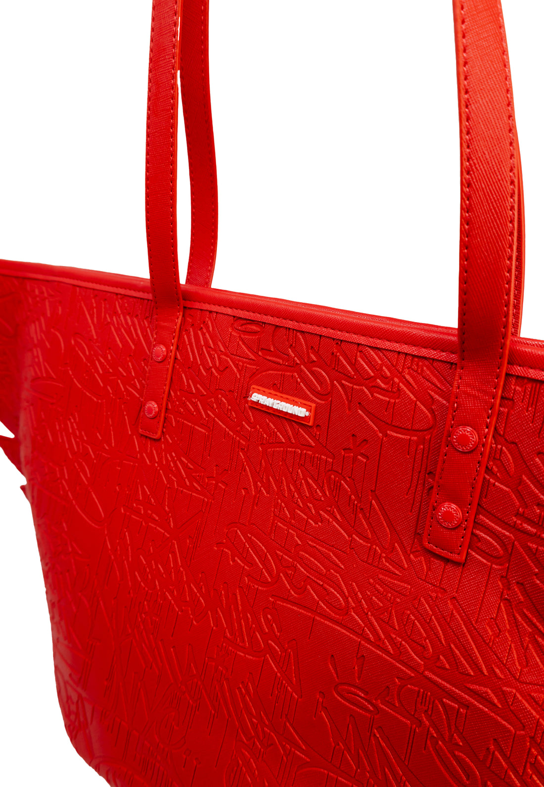 Red Scribble Wing Tote