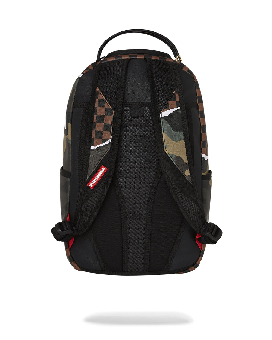 Sprayground Backpack TEAR IT UP CAMO BACKPACK Brown