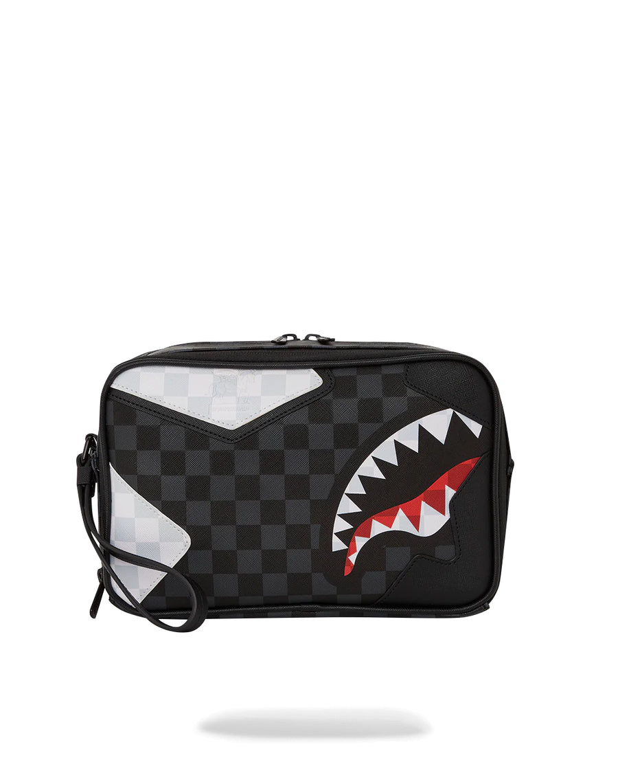 Pochette Sprayground TRIPLE DECKER HEIR TO THE THRONE TOILETRY - BRICK Negro