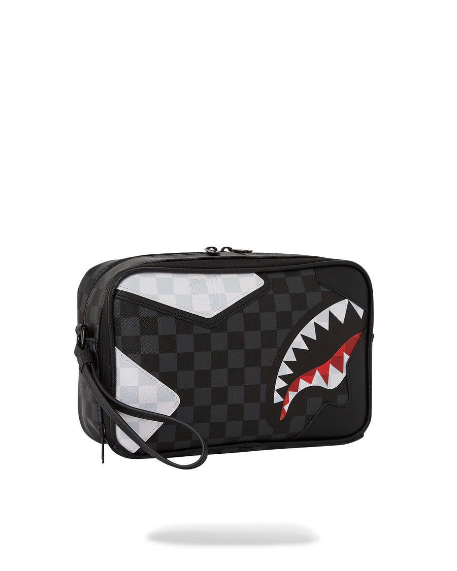 Pochette Sprayground TRIPLE DECKER HEIR TO THE THRONE TOILETRY - BRICK Negro