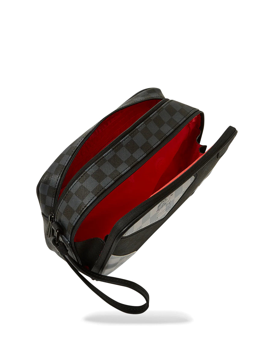 Pochette Sprayground TRIPLE DECKER HEIR TO THE THRONE TOILETRY - BRICK Negro