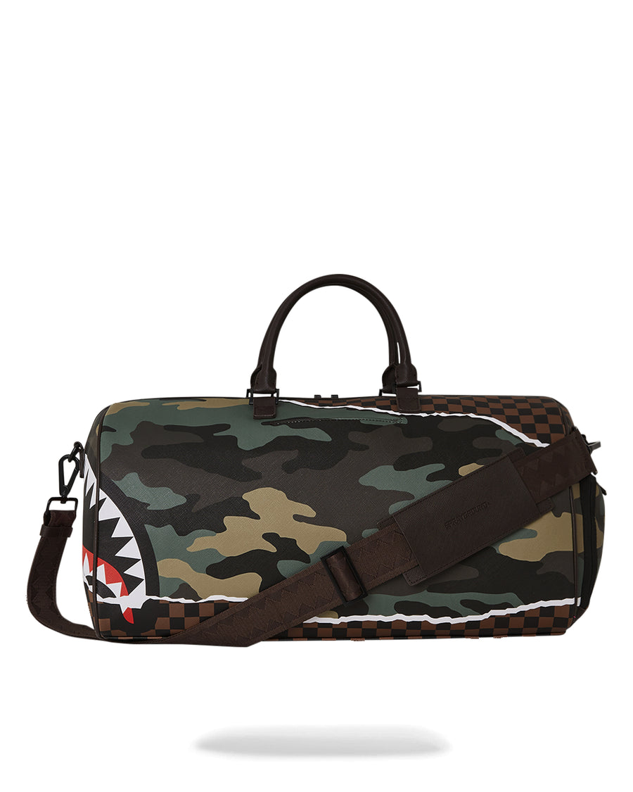 Sprayground Bag TEAR IT UP CAMO  DUFFLE Brown