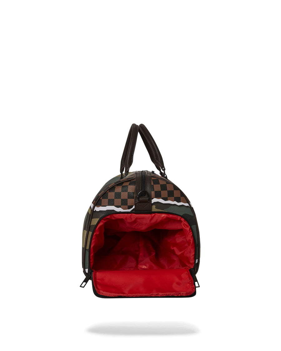 Borsa Sprayground TEAR IT UP CAMO  DUFFLE Marrone