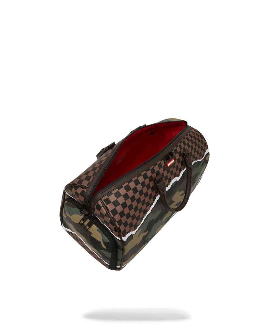 Sprayground Bag TEAR IT UP CAMO  DUFFLE Brown