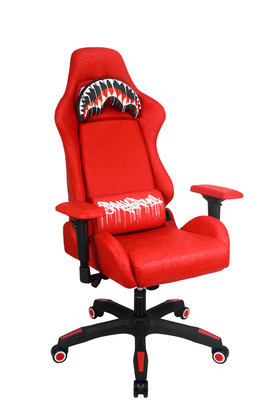 Silla de juego Sprayground RED SCRIBBLE CHAIR Rojo