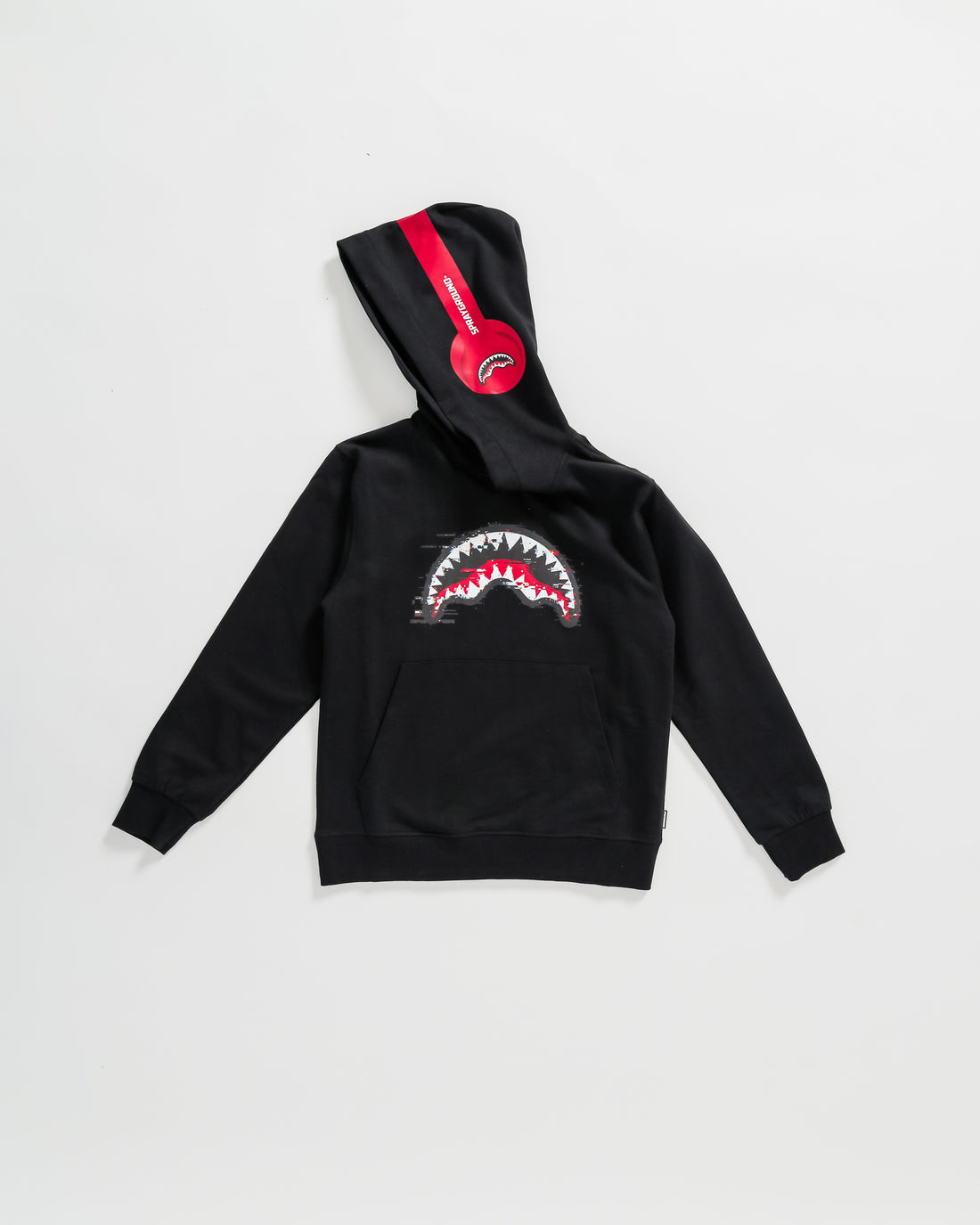 Ragazzo/a - Headphones And Glitch Hoodie Blk