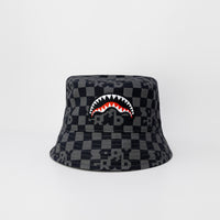 Sprayground Grey Check Bucket Cap